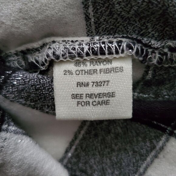 Mudd Girl’s Black And White Plaid Button Down Long Sleeve Shirt Size 7-8 - Picture 7 of 11